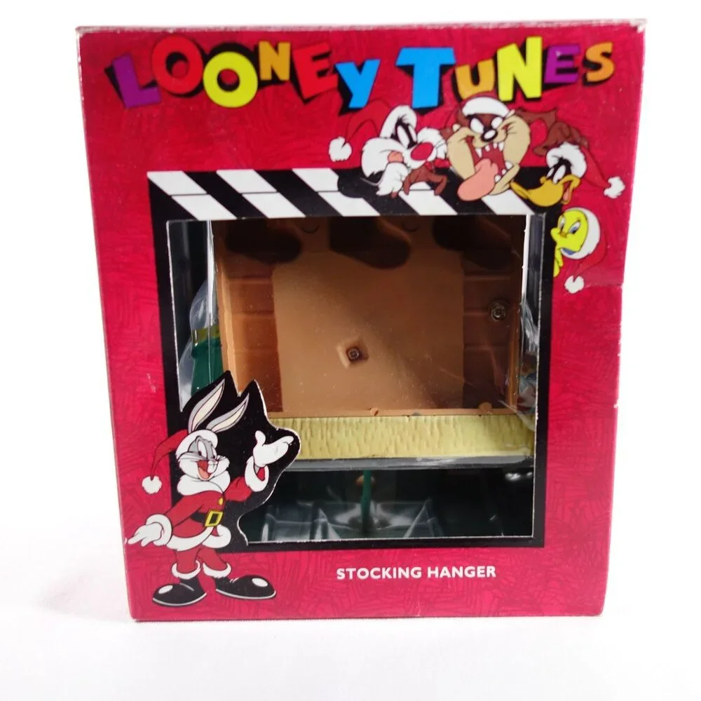 Vintage 1996 Matrix Looney Tunes Bugs Bunny Christmas Holiday Stocking‎ Hanger